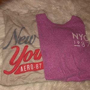 To Aeropostale T-shirts